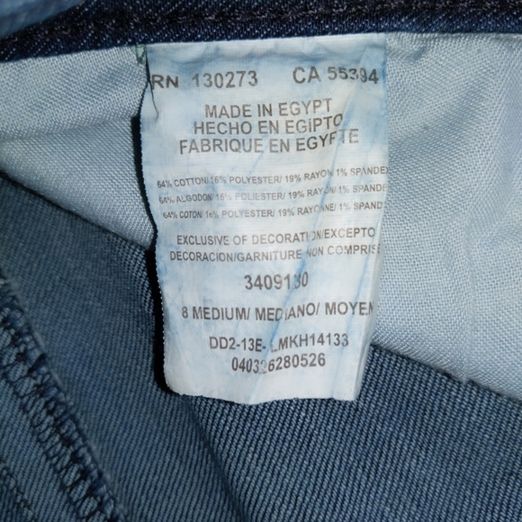 Lee's Slender Secret Velvet Details 8 medium jeans - Picture 6 of 8